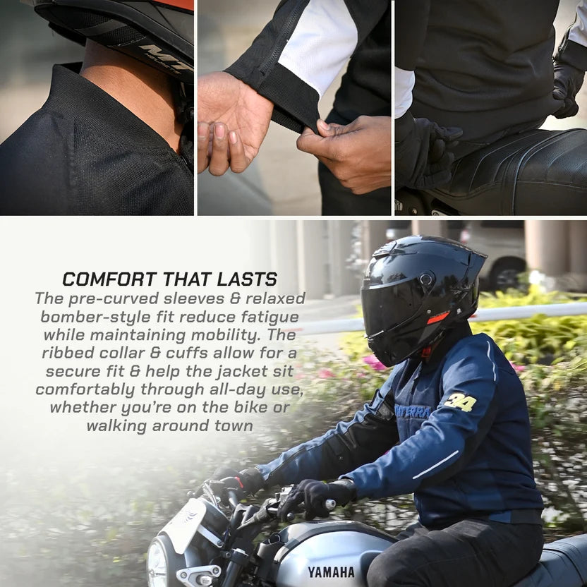 Viaterra Cooper Urban Bomber Mesh Riding Jacket (Orca)