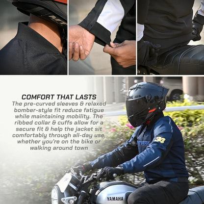 Viaterra Cooper Urban Bomber Mesh Riding Jacket (Orca)
