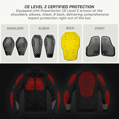 Viaterra Cooper Urban Bomber Mesh Riding Jacket (Orca)