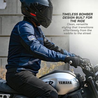 Viaterra Cooper Urban Bomber Mesh Riding Jacket (Orca)