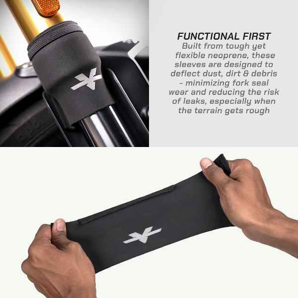 Viaterra Front Fork Sleeves (Black)
