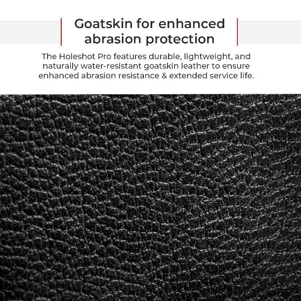 Viaterra Holeshot Pro Semi Gauntlet Hybrid Riding Gloves - Red