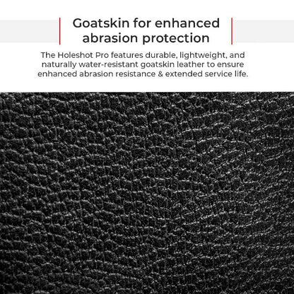 Viaterra Holeshot Pro Semi Gauntlet Hybrid Riding Gloves - Red