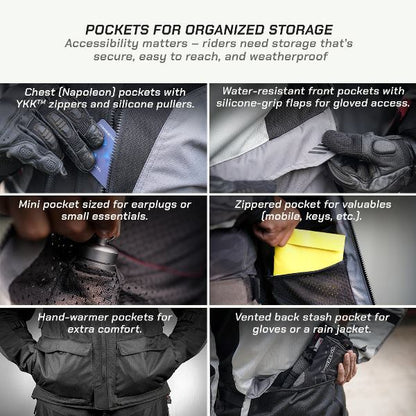 Viaterra Kruger Pro Touring Jacket (Black)