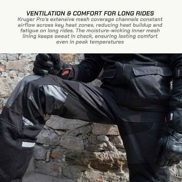 Viaterra Kruger Pro Touring Pants (Grey)-Regular