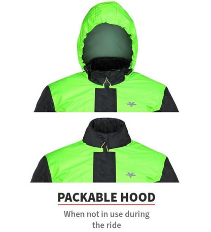 Viaterra M200 Rain Jacket – Pro (Black/Green)