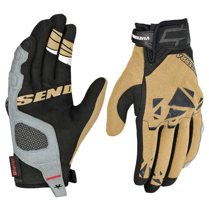 Viaterra Roost V2 Offroad Motorcycle Gloves-Sand