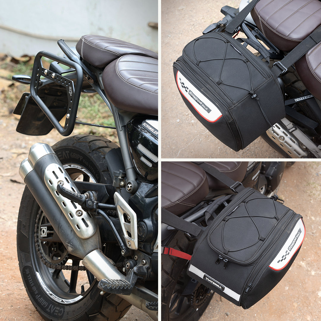 Viaterra Saddlebag Rack For Triumph Scrambler 400