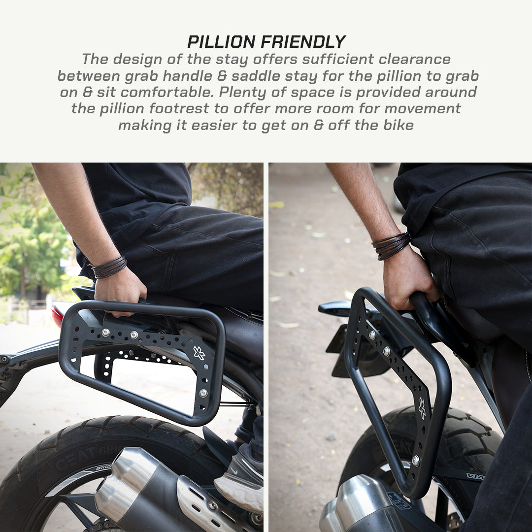Viaterra Saddlebag Rack For Triumph Scrambler 400