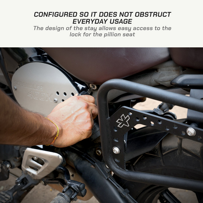 Viaterra Saddlebag Rack For Triumph Scrambler 400