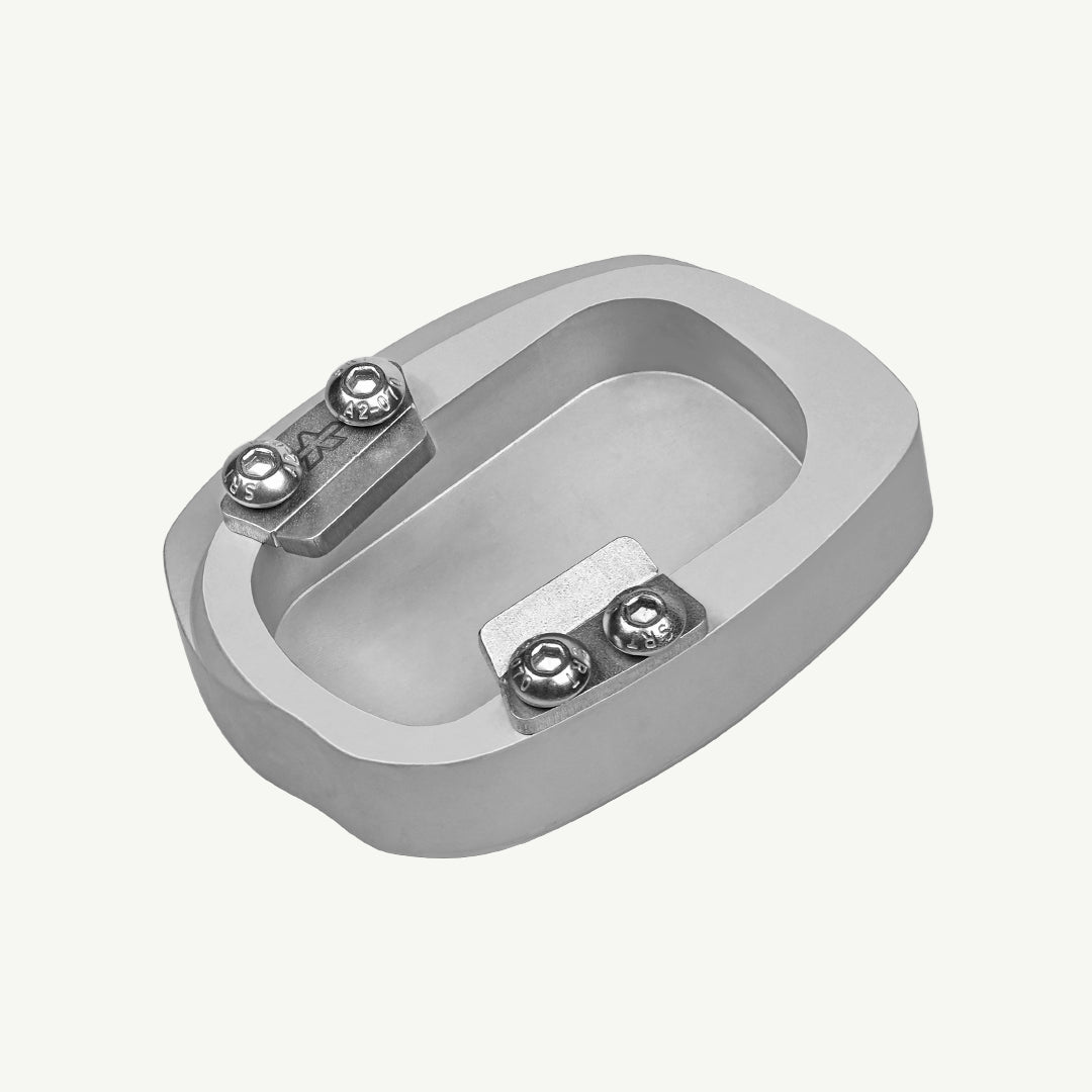 Viaterra Sidestand Shoe For Royal Enfield Bear 650 (Silver)