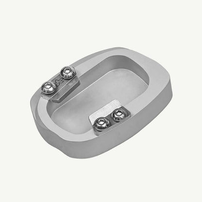 Viaterra Sidestand Shoe For Royal Enfield Bear 650 (Silver)