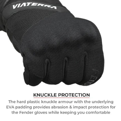Viaterra Fender - Daily Use Motorcycle Glove - Green - Riders Junction