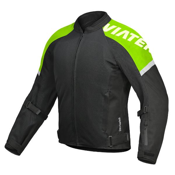 Viaterra Fender Urban Mesh Riding Jacket (with base layer)-Fluorescent Green