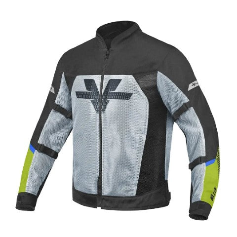 Viaterra Miller Urban Mesh Motorcycle Riding Jacket - Green - Riders Junction