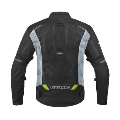 Viaterra Miller Urban Mesh Motorcycle Riding Jacket - Green - Riders Junction