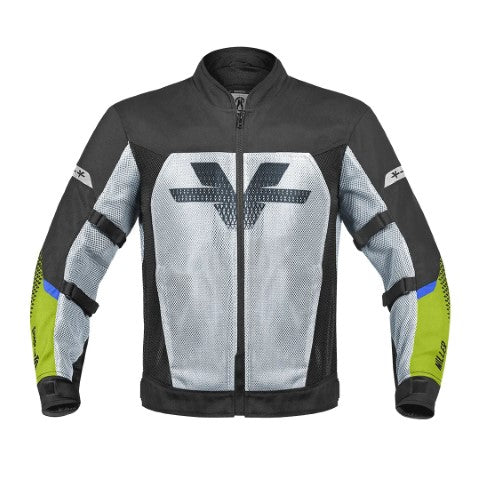 Viaterra Miller Urban Mesh Motorcycle Riding Jacket - Green - Riders Junction