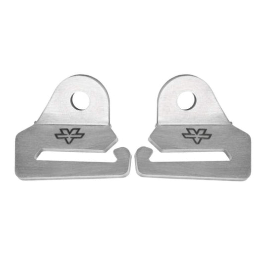 Viaterra Quick Release Strap Hooks- Silver