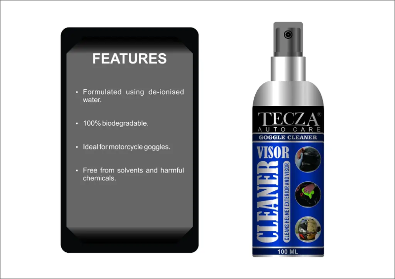 Visor Lens & Goggle Cleaner 100 Ml - Tecza