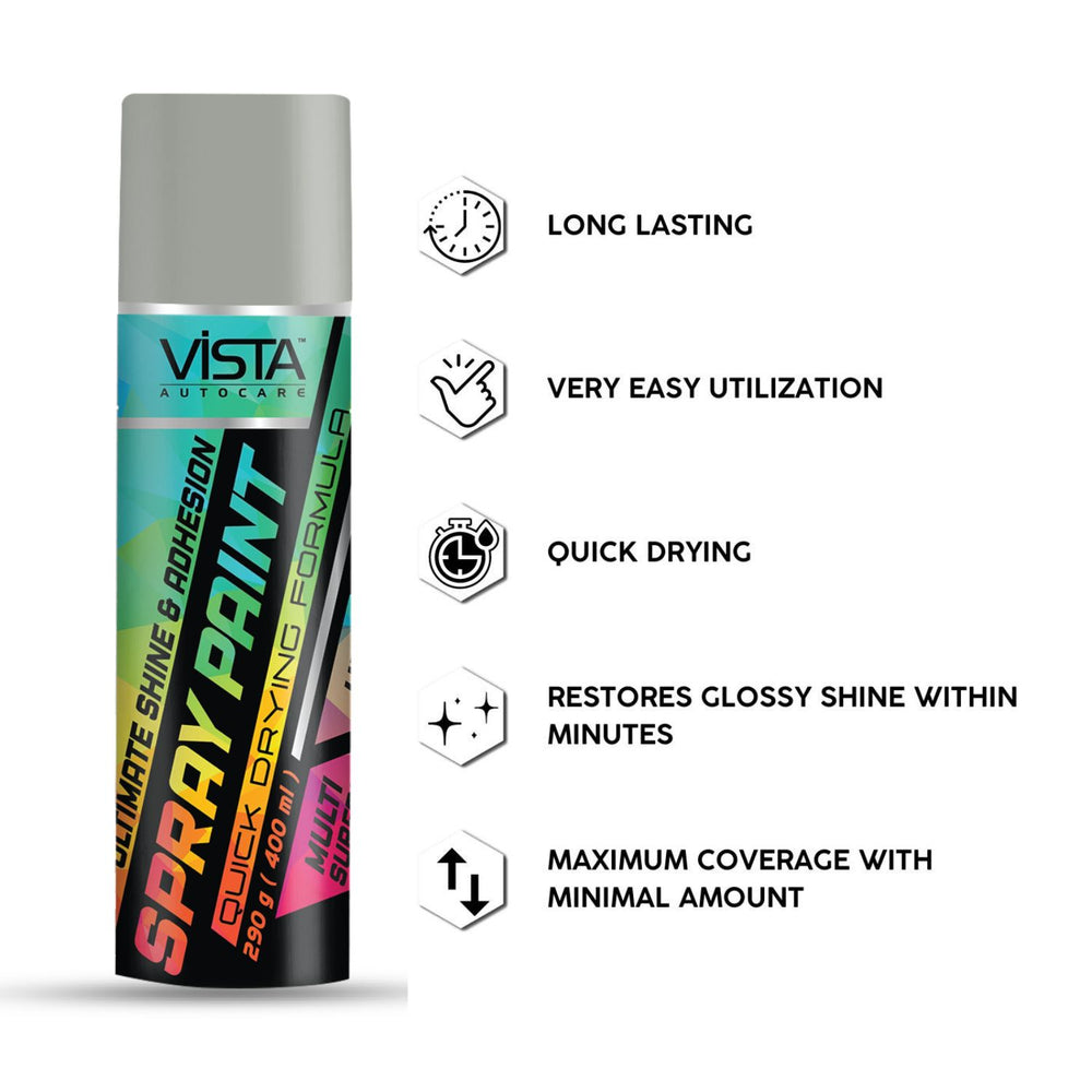 Vista Spray Paint Bright Chrome 400 ML