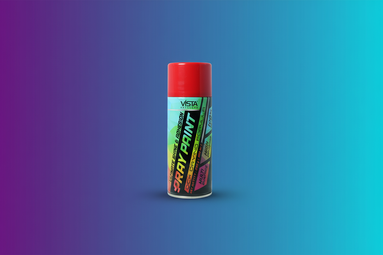 Vista Spray Paint Pure Red 400 ML