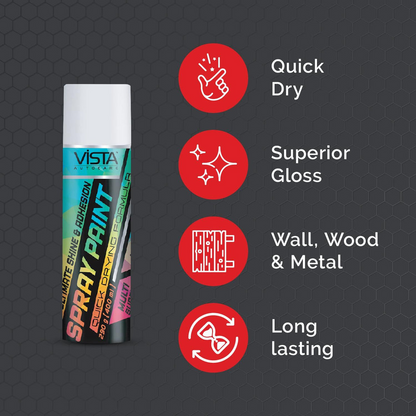 Vista Spray Paint White 400 ML