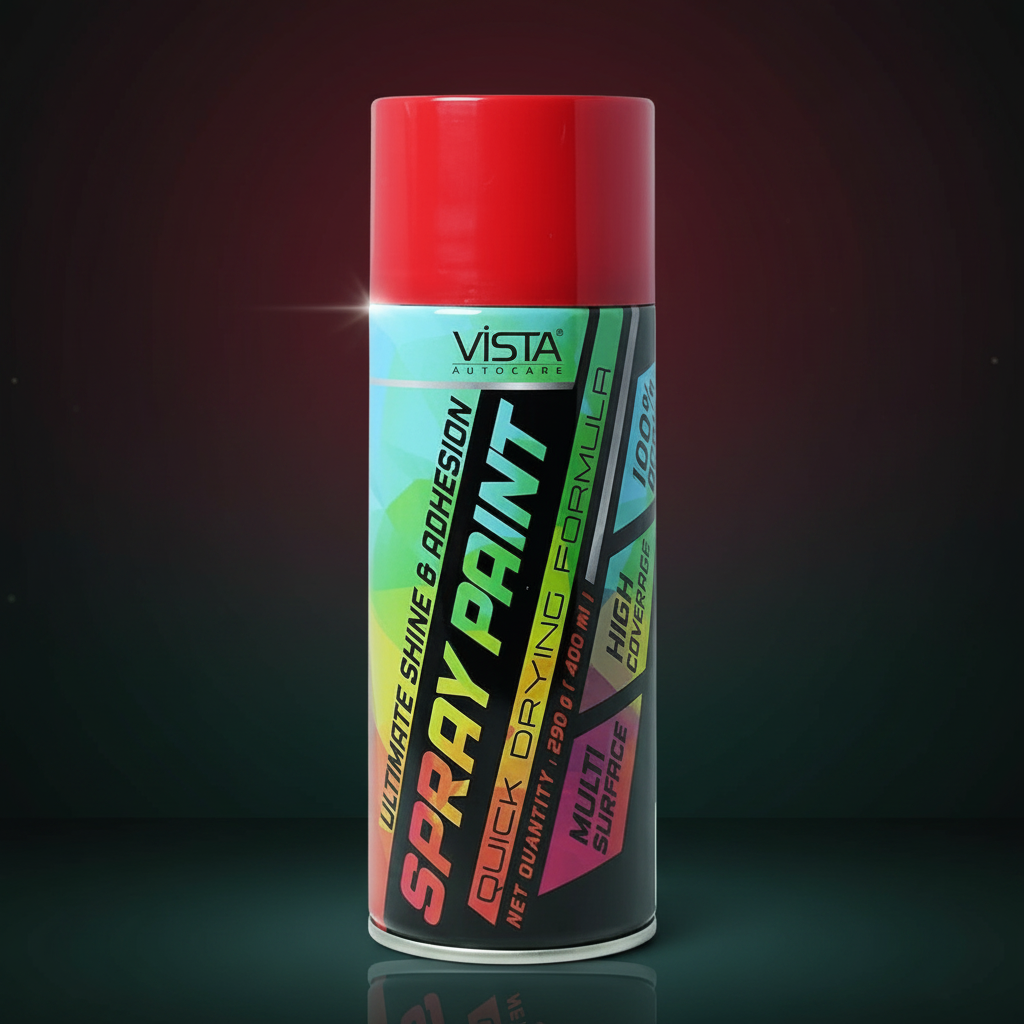 Vista Spray Paint Pure Red 400 ML