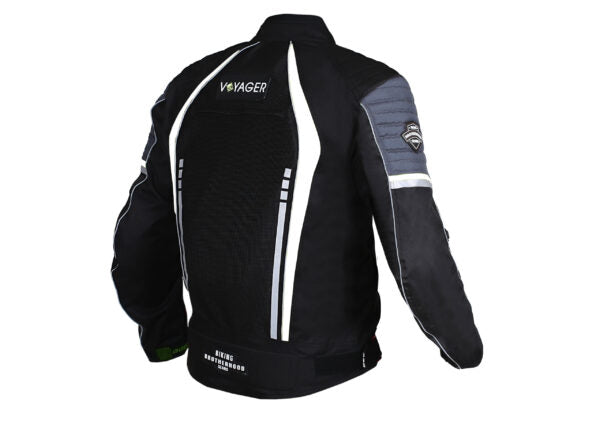 Voyager Jacket White - Biking Brotherhood - Riders Junction