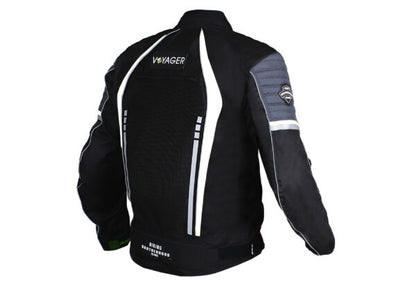 Voyager Jacket White - Biking Brotherhood - Riders Junction