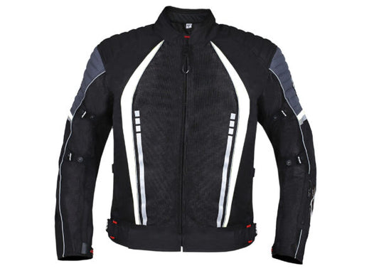 Voyager Jacket White - Biking Brotherhood - Riders Junction