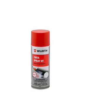 WURTH High Temperature Paint Matt Black Spray - 300ML - Riders Junction