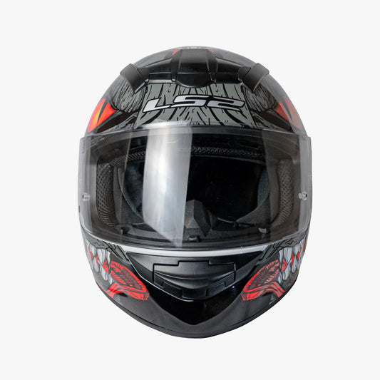 LS2 FF352 Rookie Fizzle Matt Black Red - Helmet - Riders Junction