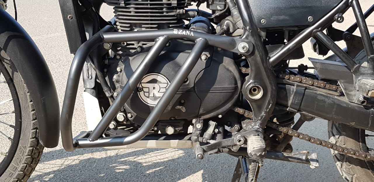 Engine Frame Texture Matt Black For Himalayan BS-3/4/6 (2016-2021)- ZANA - ZI-5040