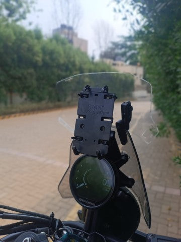 Windshield Ram Mount Base Plate Combo for Himalayan 450 - RJ Customs - Riders Junction