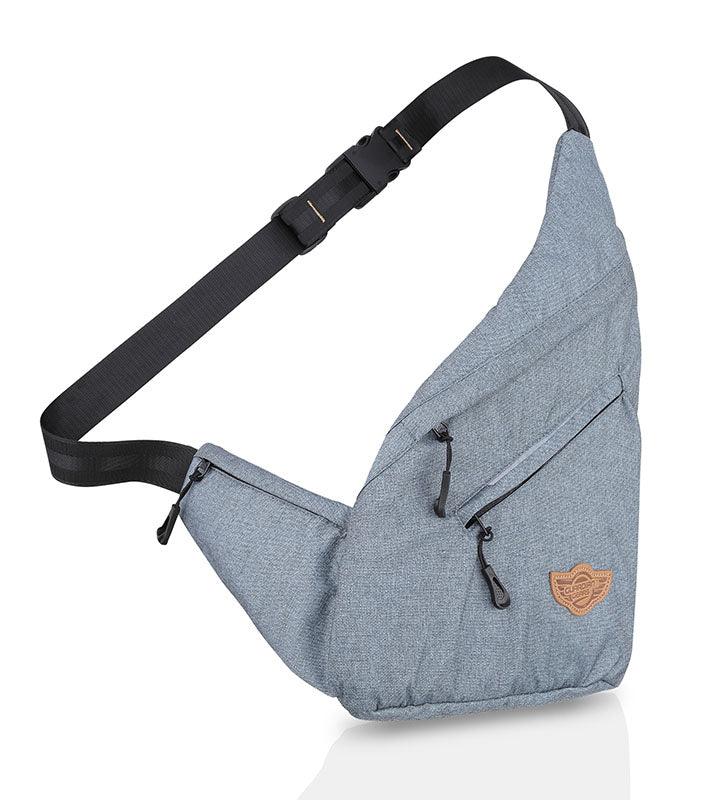 Wing Crossbody Denim Blue Sling Bag for Travel