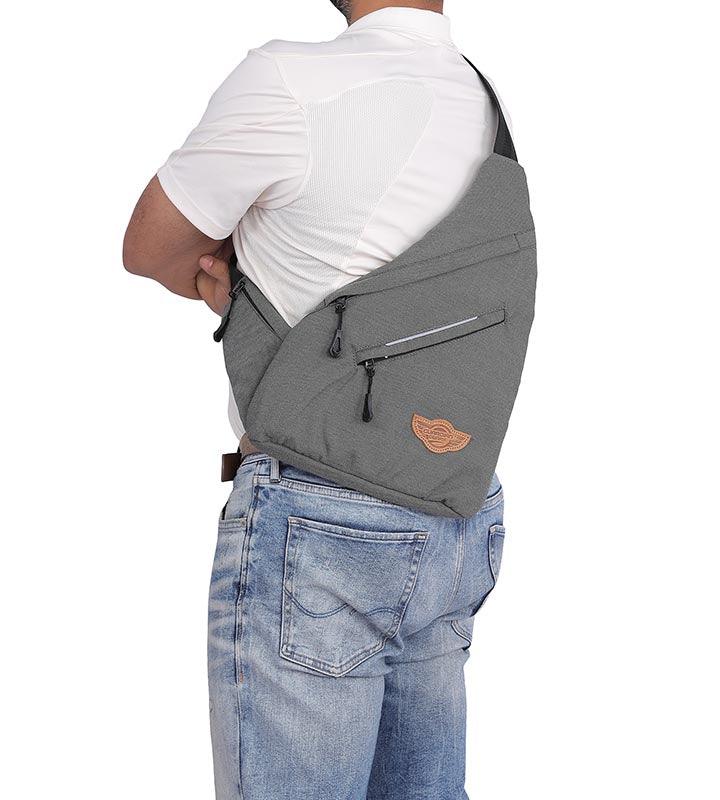 Wing Crossbody Sling Bag (Olive Green)