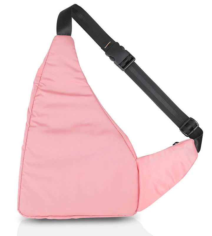 Wing Crossbody Pink Sling Bag for Travel, Biking, Hiking, Trekking & Everyday Use by Guardian Gears