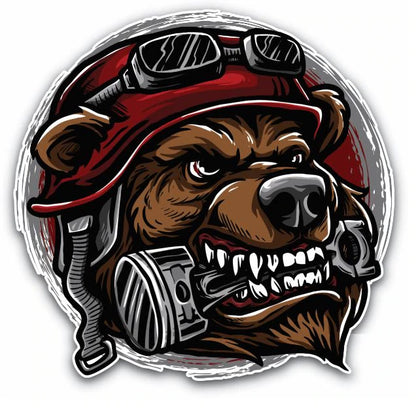 Wolf Rider Sticker - Wander Looms - Riders Junction