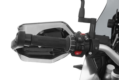Wunderlich BMW Ergonomics - Hand Guard Extension - Smoked Grey - 44940-006