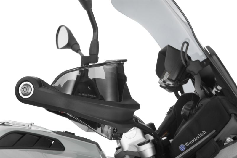 Wunderlich BMW Ergonomics - Hand Guard Extension - Smoked Grey - 44940-006