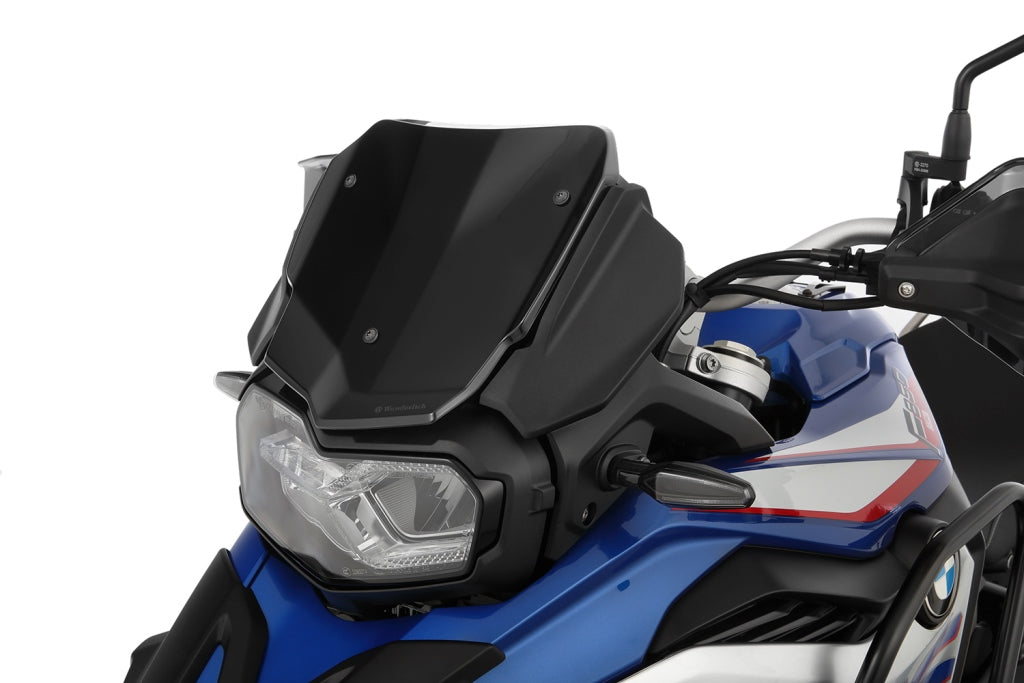 Wunderlich BMW F 750 / 850 GS Screen - Windscreen "FlowJet" - Matt Black - 20231-004