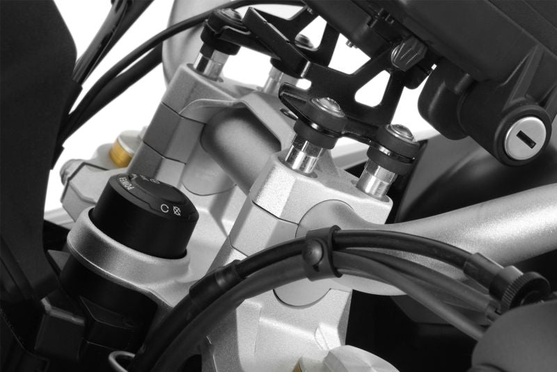 Wunderlich BMW F Series Ergonomics - Handlebar Risers - With Sat Nav - 25800-201