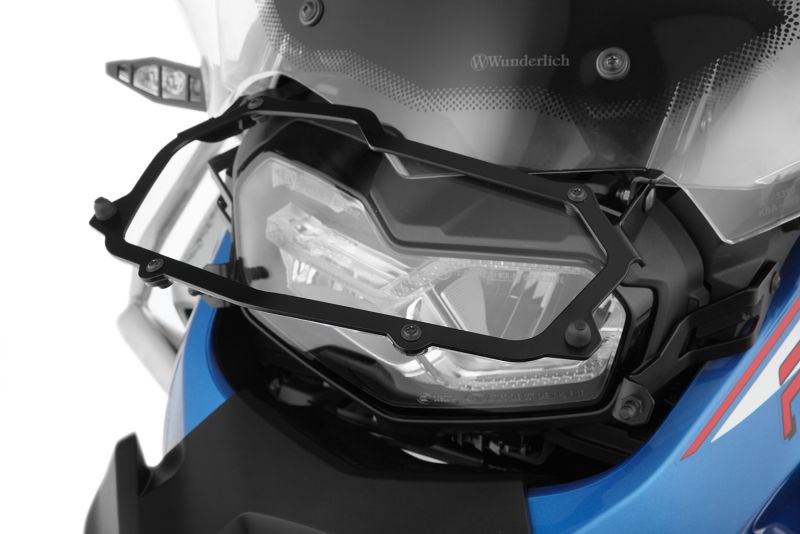 Wunderlich BMW F Series GSA Protection - Headlight Protector (Foldable) - Clear - 25858-102