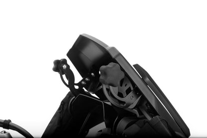 Wunderlich BMW GS Screen - Windscreen Reinforcement Brackets - Left And Right - Black - 43520-212 + 43520-222