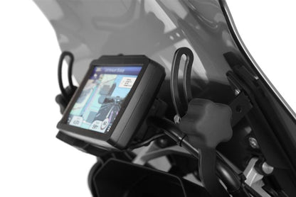 Wunderlich BMW GS Screen - Windscreen Reinforcement Brackets - Left And Right - Black - 43520-212 + 43520-222