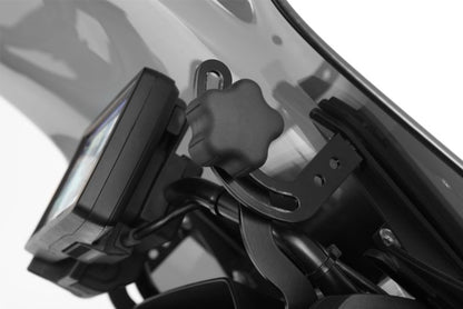 Wunderlich BMW GS Screen - Windscreen Reinforcement Brackets - Left And Right - Black - 43520-212 + 43520-222