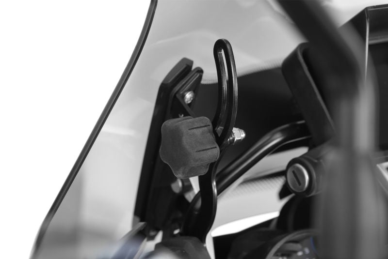 Wunderlich BMW GS Screen - Windscreen Reinforcement Brackets - Left And Right - Black - 43520-212 + 43520-222