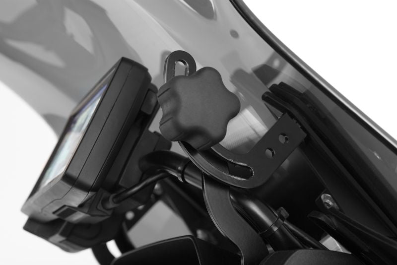 Wunderlich BMW GS Screen - Windscreen Reinforcement Brackets - Right - Black - 43520-222