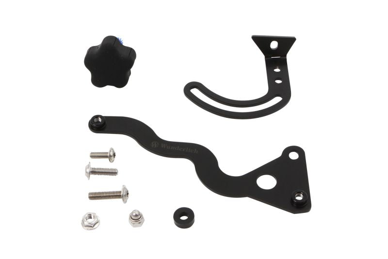 Wunderlich BMW GS Screen - Windscreen Reinforcement Brackets - Right - Black - 43520-222