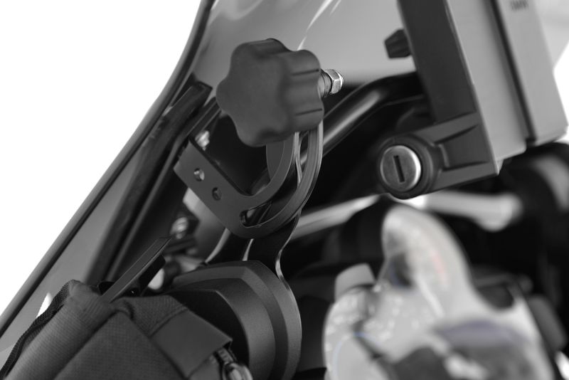 Wunderlich BMW GS Screen - Windscreen Reinforcement Brackets - left - black - 43520-212